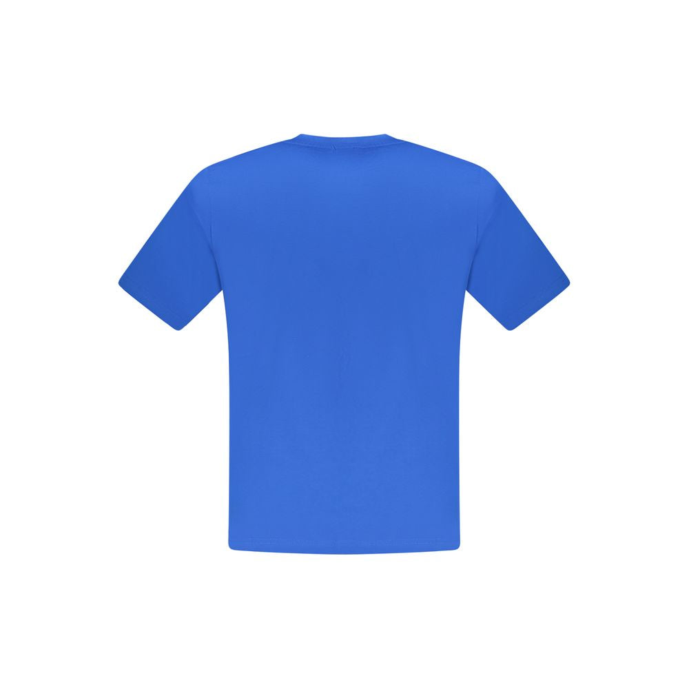 Blue cotton men's T-shirt by North Sails, featuring a casual fit and classic crew neckline.
