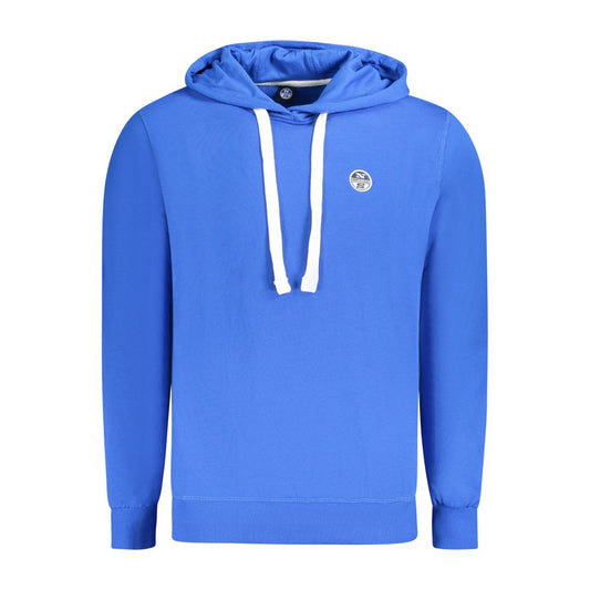 North Sails Blue Cotton Men Sweater North Sails