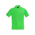 North Sails Verde Cotton Men’s Polo shirt, front view showing classic collar and short sleeves, in vibrant green color.