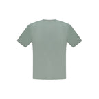 North Sails Verde cotton men's T-shirt, featuring a classic crewneck design and North Sails branding, in a vibrant green color.