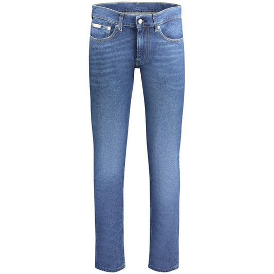 Calvin Klein Blue Cotton Men Jeans Calvin Klein