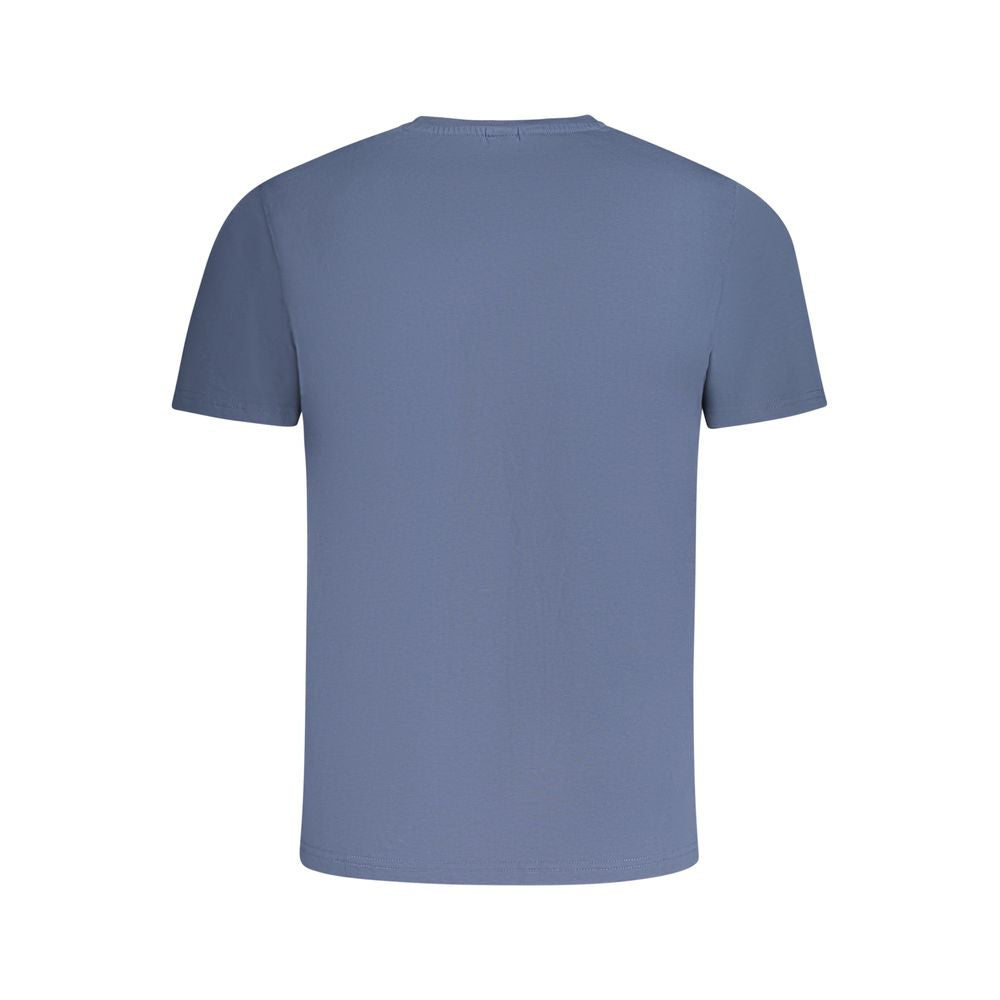 Blue cotton men's T-shirt from North Sails with a classic fit and logo detail.