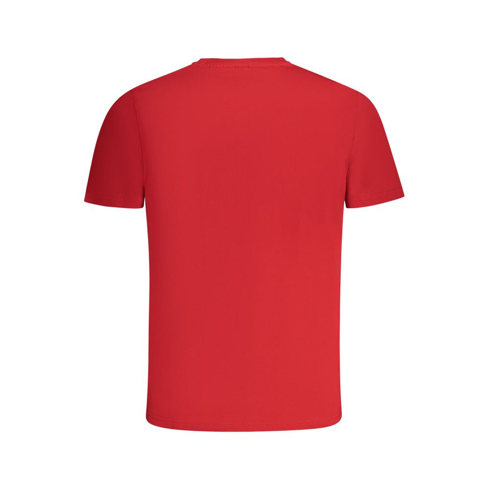 North Sails Red Cotton Men T-Shirt North Sails