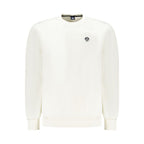 White cotton men's sweatshirt by North Sails featuring a classic crewneck and minimal branding.