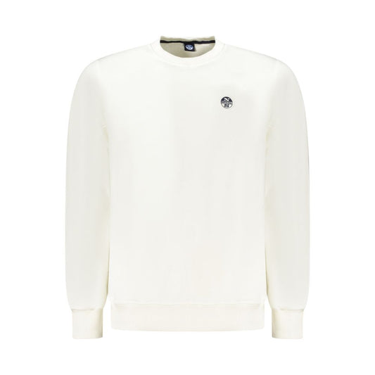 North Sails White Cotton Men Sweater North Sails