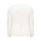 White North Sails cotton men's sweatshirt with crew neck and long sleeves, casual and comfortable for everyday wear.
