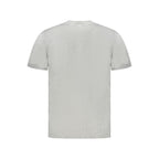 North Sails Grigio Cotton Men's T-Shirt showing a crew neck design in light gray fabric.