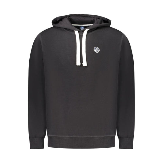 North Sails Black Cotton Men Sweater North Sails
