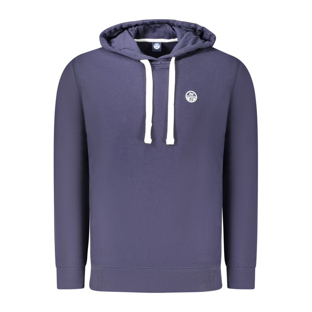 North Sails Blue Cotton Men Sweater North Sails