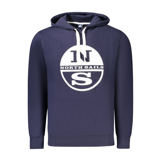 North Sails Blue Cotton Men Sweater North Sails