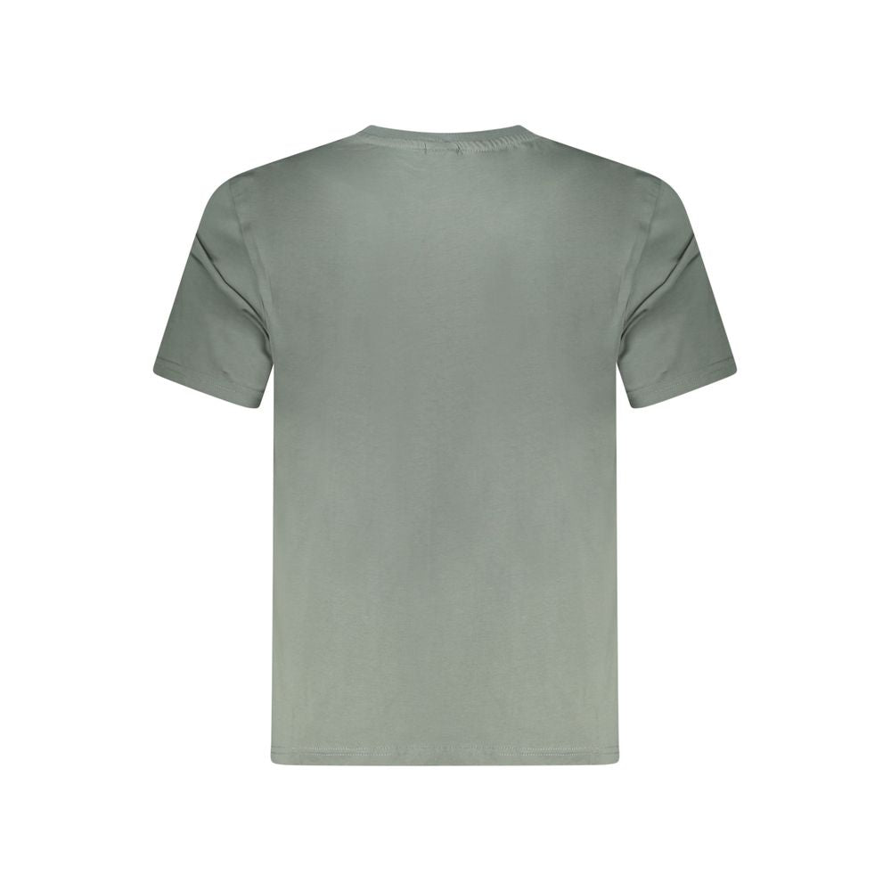 North Sails Green Cotton Men T-Shirt North Sails