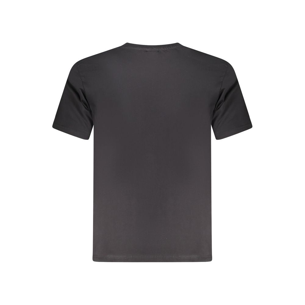 North Sails Black Cotton Men T-Shirt North Sails