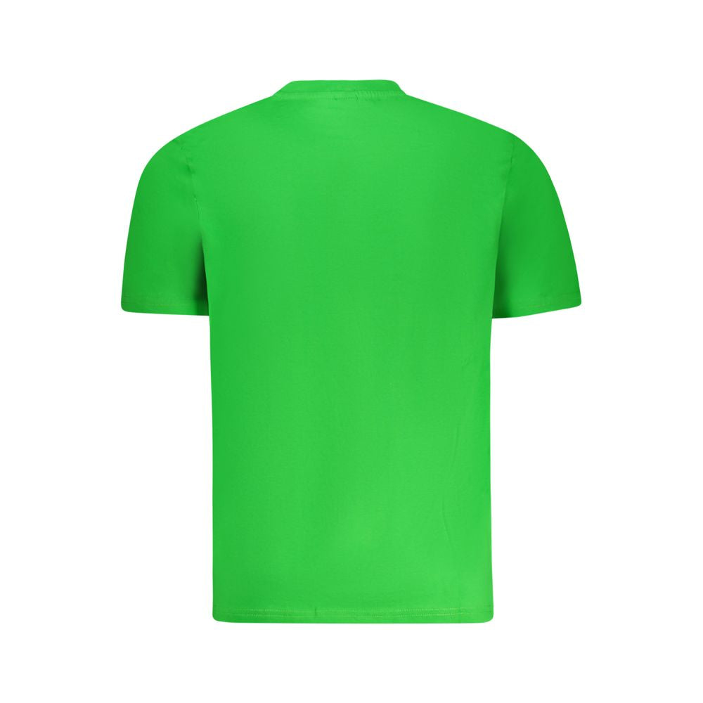 North Sails Green Cotton Men T-Shirt North Sails