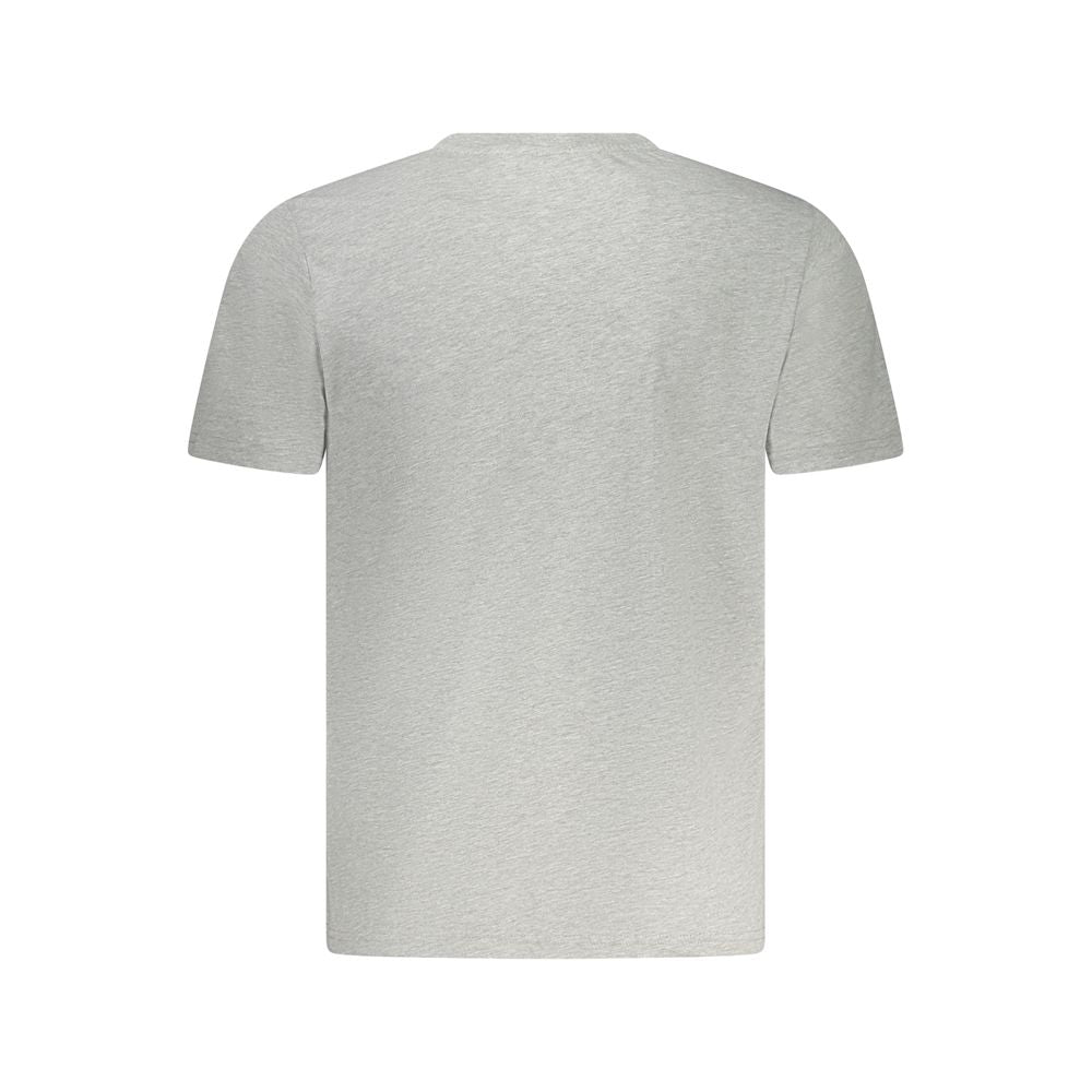 North Sails Grigio cotton men's T-shirt displayed flat, showcasing its casual fit and soft fabric in a neutral color.