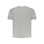 North Sails Grigio Cotton Men's T-Shirt displayed on a hanger, showcasing casual style and comfortable fit.