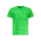 North Sails Verde cotton men's T-shirt, casual fit with short sleeves and crew neckline, in green color.