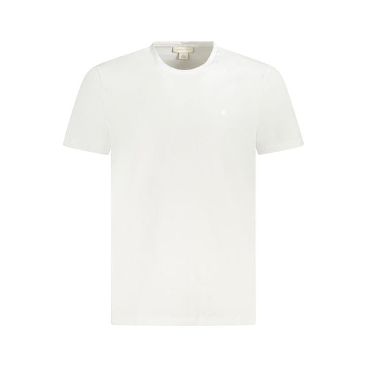 Calvin Klein White Cotton T-Shirt Calvin Klein