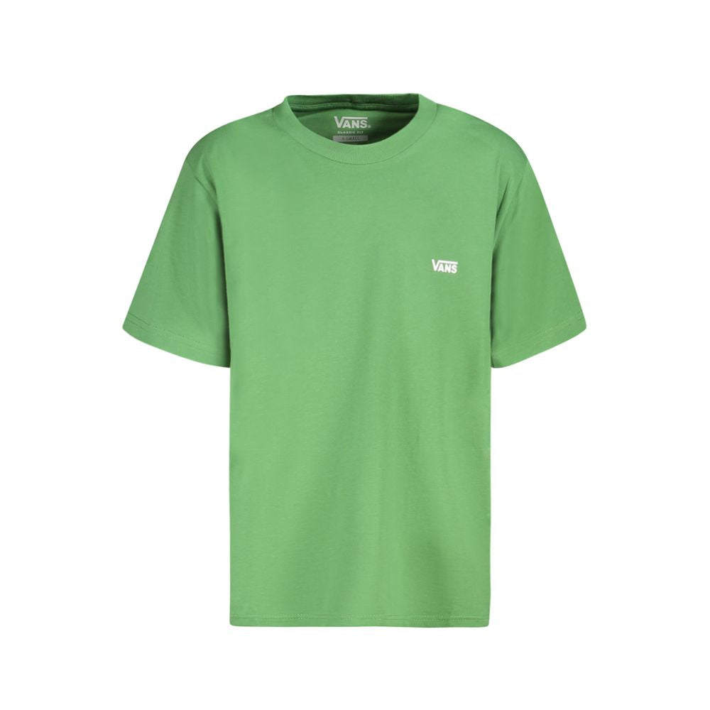 Vans Verde cotton men's T-shirt featuring a casual fit and classic Vans logo on the chest.