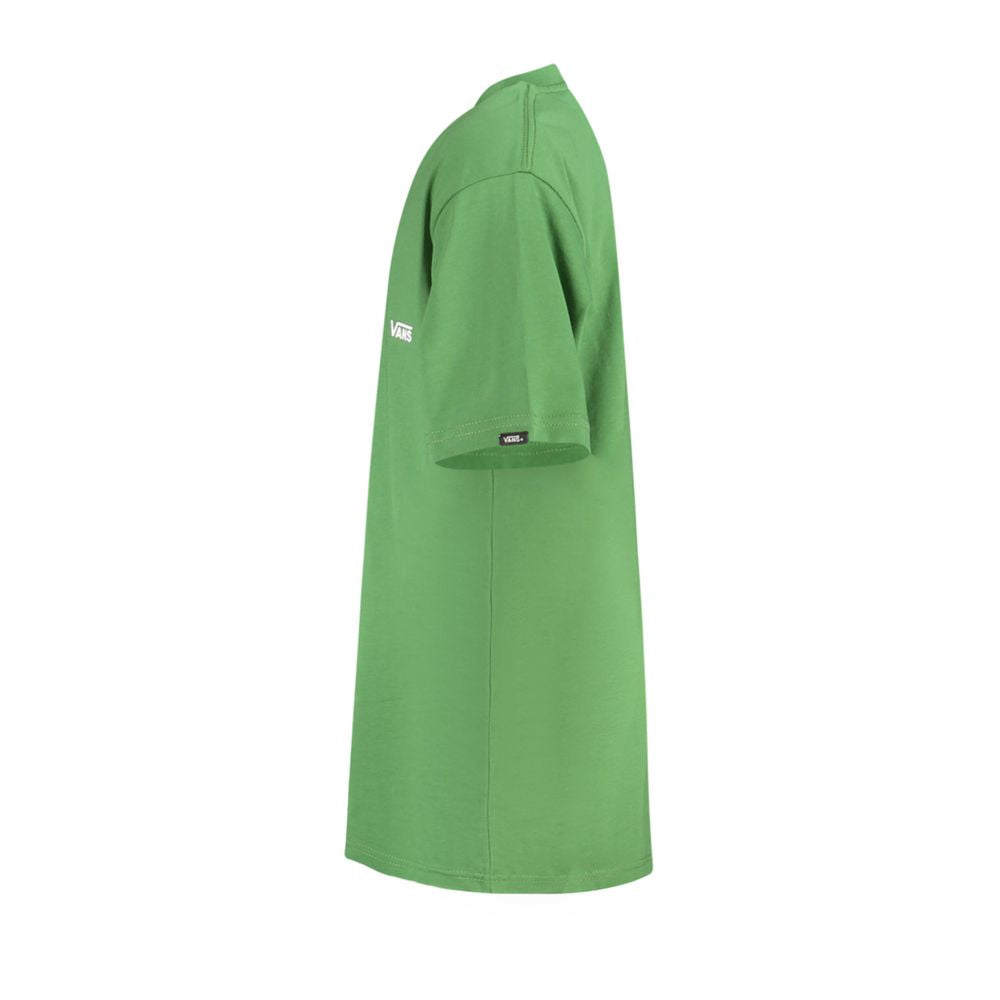 Vans Verde cotton men's T-shirt with short sleeves and round neckline, featuring a simple, classic design.