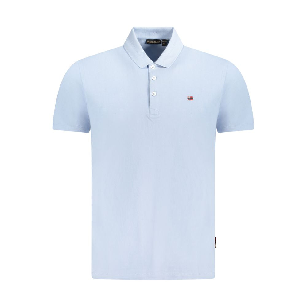 Napapijri Azzurro Cotton Men Polo Napapijri