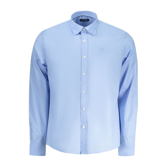 North Sails Light Blue Cotton Men Shirt North Sails