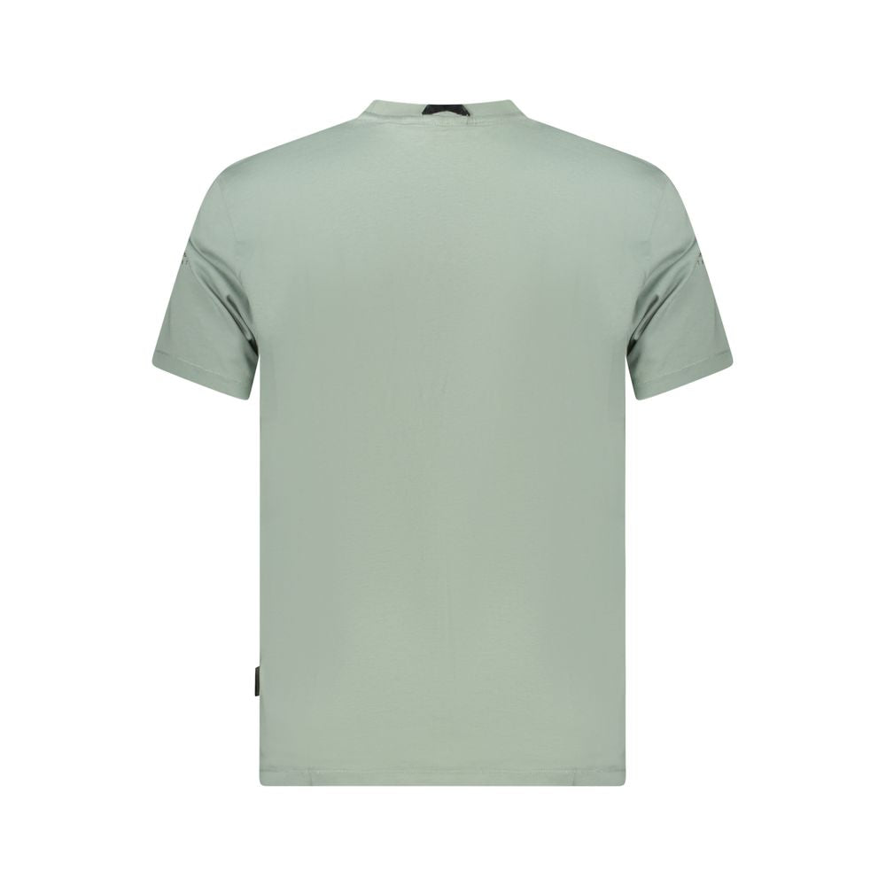 Napapijri Green Cotton Men T-Shirt Napapijri