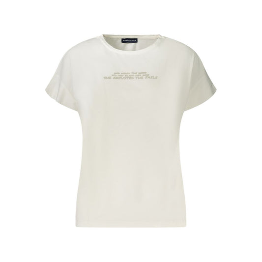 North Sails Bianco Cotton Women T-Shirt North Sails