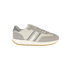 Tommy Hilfiger Grigio men's sneaker made of polyurethane, featuring a sleek design and casual sports style.