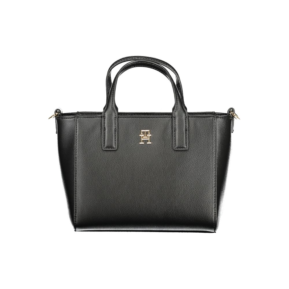 Tommy Hilfiger Black Polyester Women Handbag Tommy Hilfiger