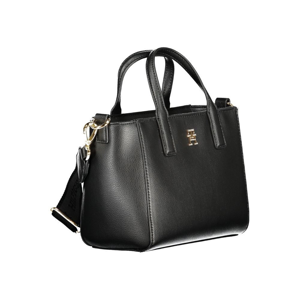 Tommy Hilfiger Black Polyester Women Handbag Tommy Hilfiger