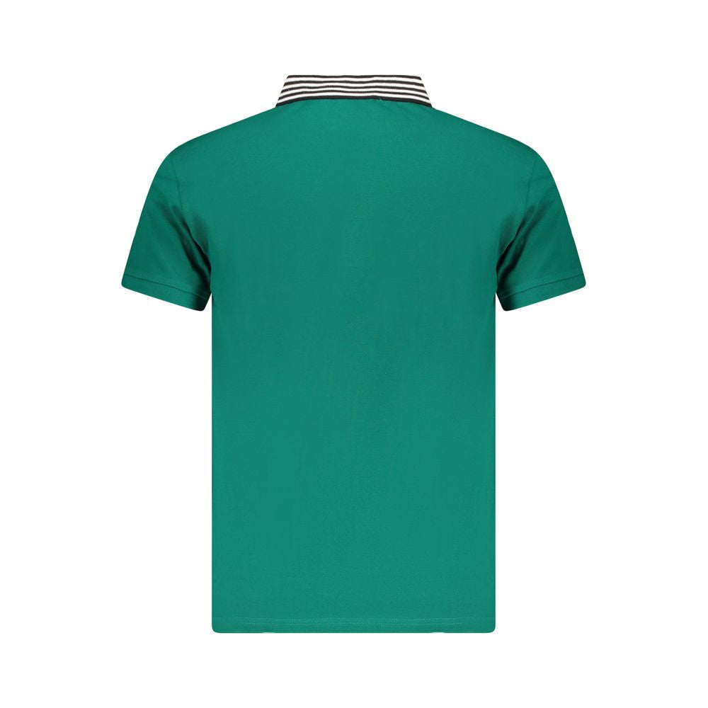 Black cotton men's T-shirt by Cavalli Class featuring a classic fit and simple design, shown on a plain background.
