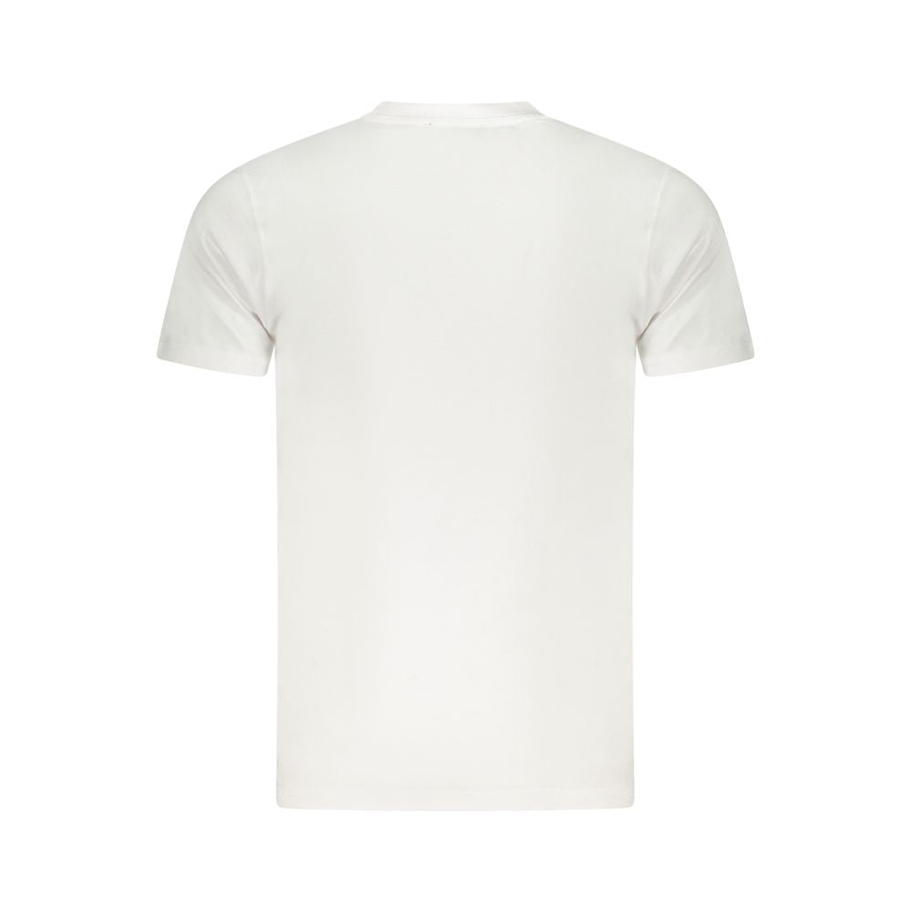 Cavalli Class White Cotton Men T-Shirt Cavalli Class