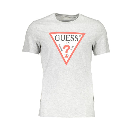 Guess Jeans Brown Cotton Men T-Shirt Guess Jeans