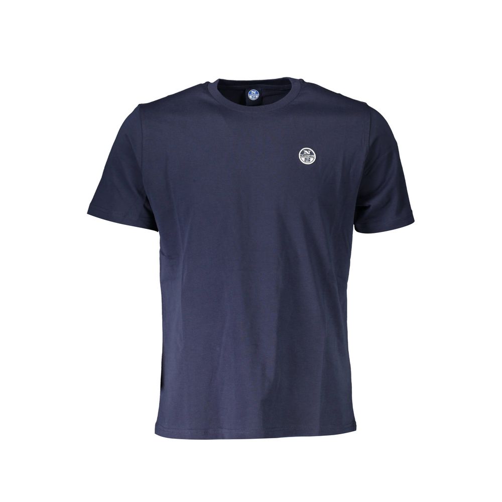 North Sails Blue Cotton Mens T-Shirt North Sails