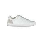 Napapijri Bianco leather women's sneaker with white laces and stylish design, showcasing a modern casual footwear look.