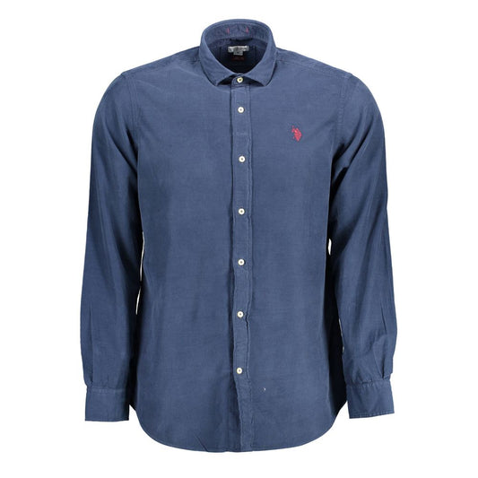 U.S. POLO ASSN. Blue Cotton Mens Shirt U.S. POLO ASSN.
