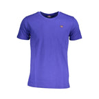 Blue cotton men's T-shirt from Norway 1963 with a classic fit and simple design, featuring a subtle logo on the front.