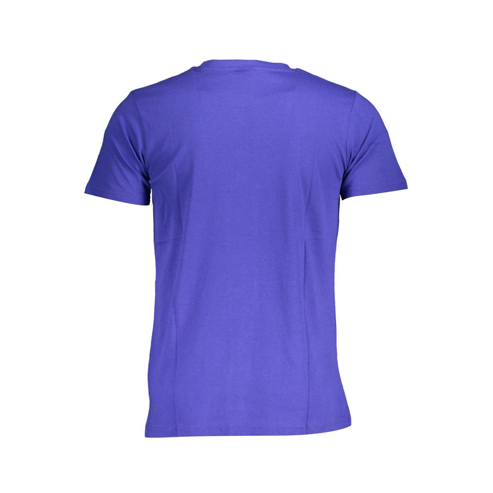 Norway 1963 blue cotton men's T-shirt with crew neck and short sleeves, casual and comfortable everyday wear