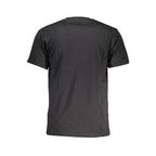 Black Vans cotton men's T-shirt with classic crew neck and Vans logo detail on front.