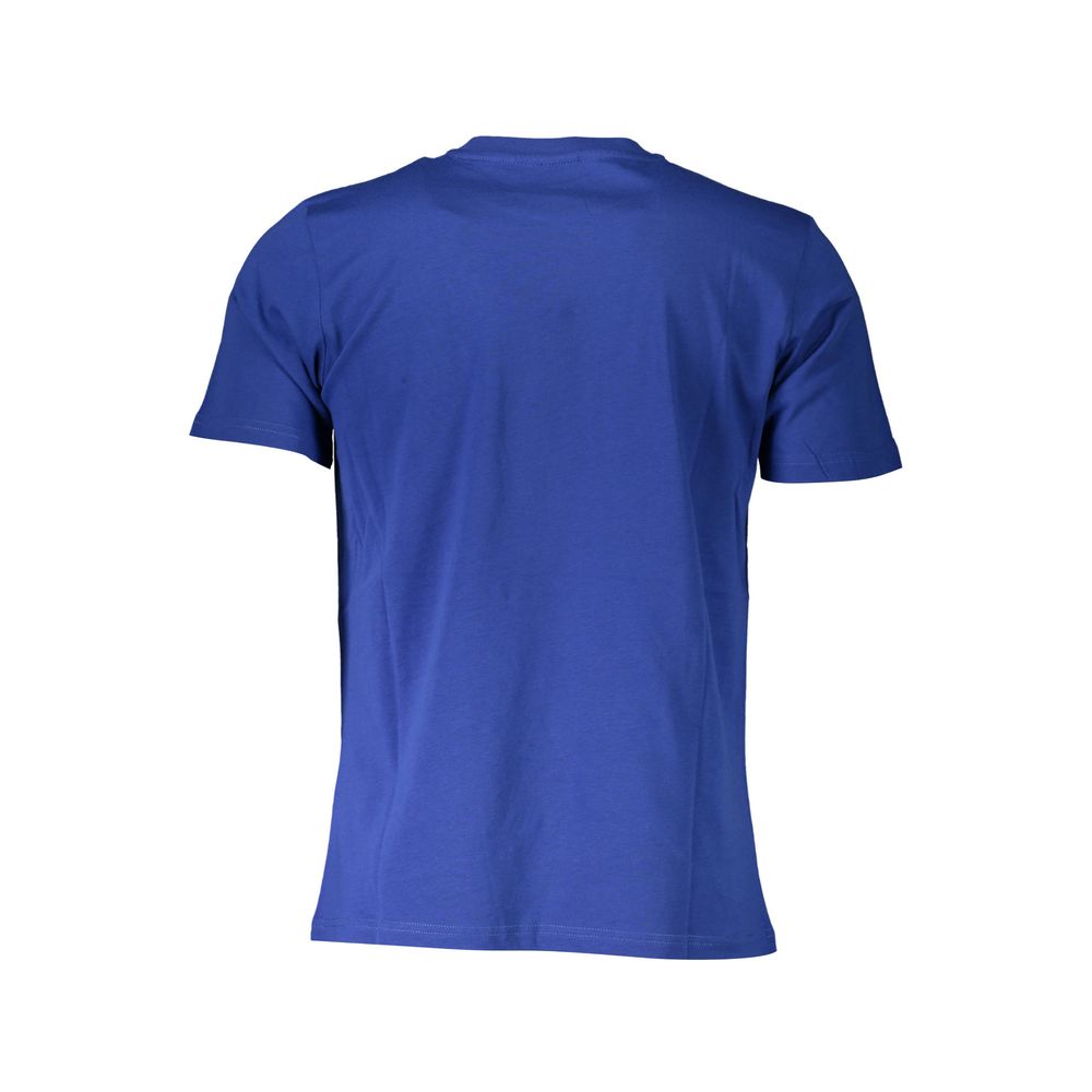 Blue cotton men's T-shirt by North Sails featuring a classic crew neck and minimalist design.