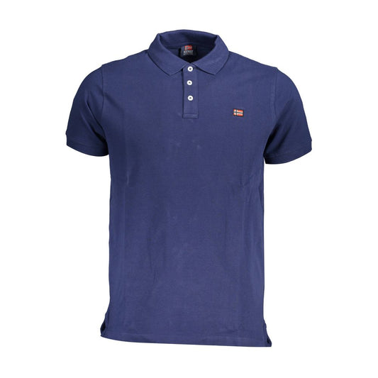 Norway 1963 Blue Cotton Men Polo Shirt Norway 1963
