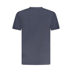 Blue cotton men's T-shirt from Armata Di Mare featuring a classic fit and crew neckline.