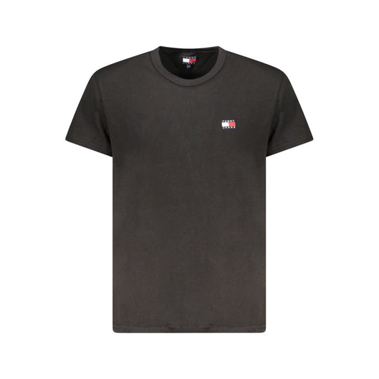 Tommy Hilfiger Black Cotton Men T-Shirt Tommy Hilfiger
