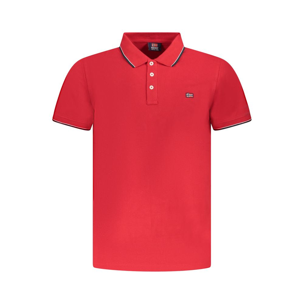 Norway 1963 Red Cotton Polo Shirt Norway 1963