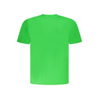 North Sails Verde Cotton Men's T-Shirt showing a green fabric with a crew neckline and North Sails logo on the chest.