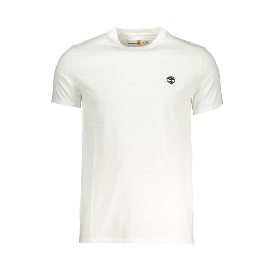 Timberland Bianco Cotton Mens T-Shirt Timberland