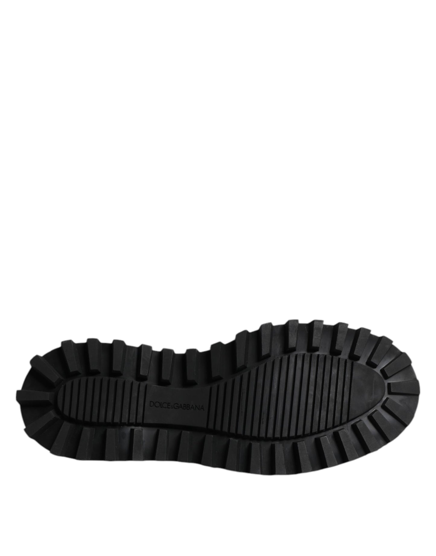 Dolce & Gabbana Black Leather Lace Up Derby Men Dress Shoes Dolce & Gabbana