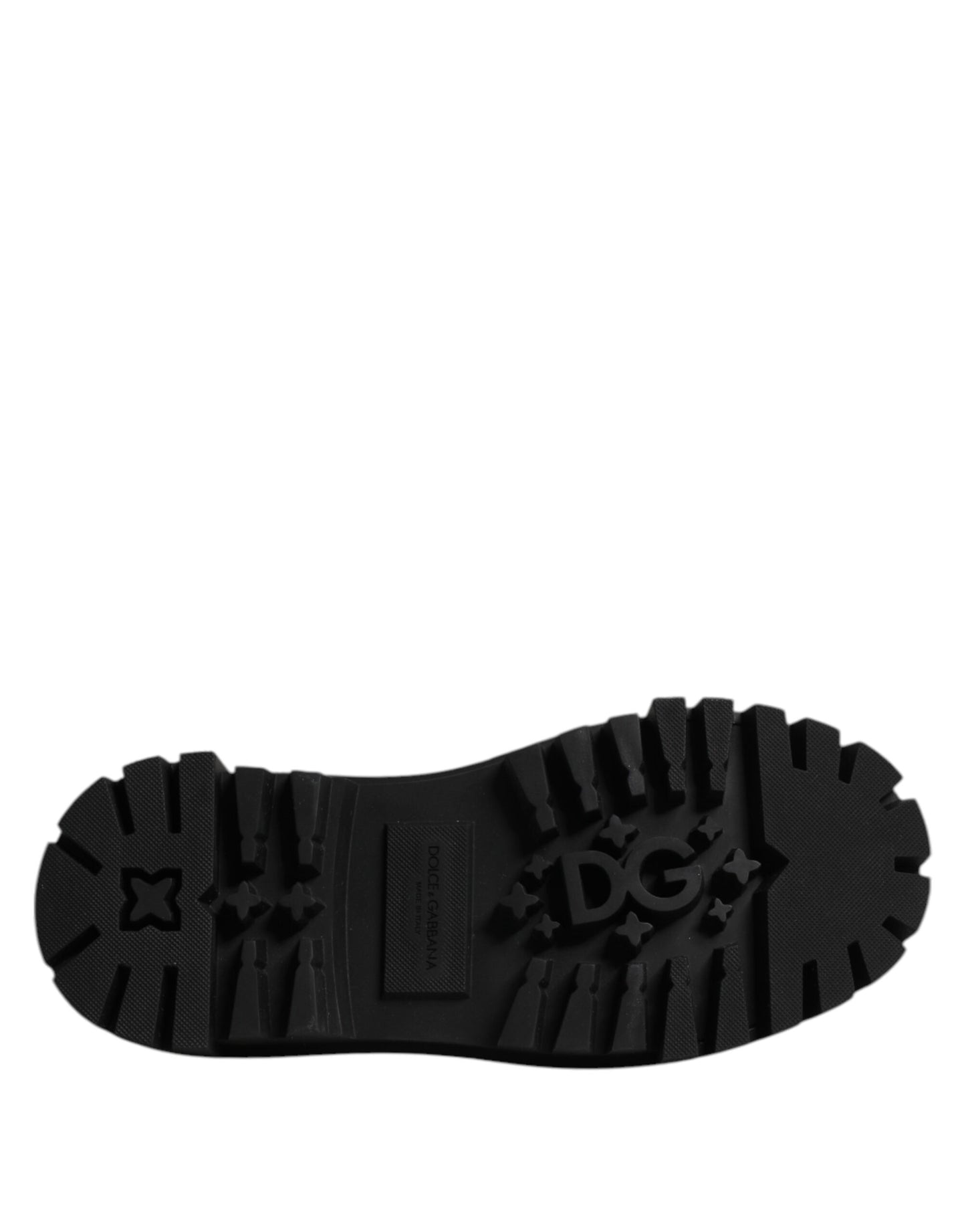 Dolce & Gabbana Black Leather Lace Up Derby Men Dress Shoes Dolce & Gabbana