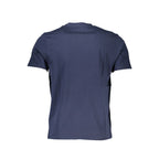 Blue cotton North Sails men's T-shirt with crew neckline and short sleeves, featuring the North Sails logo on the chest.