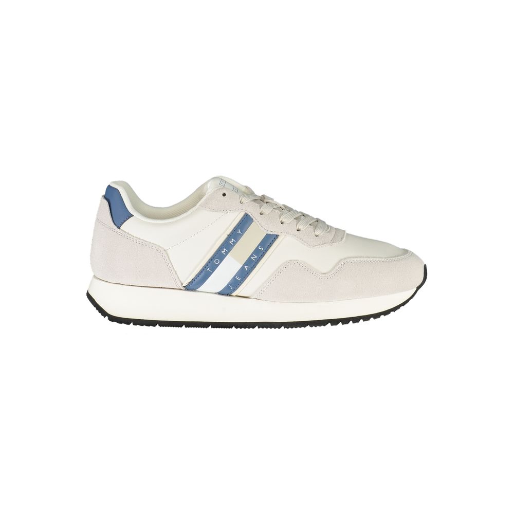 Tommy Hilfiger Bianco Leather Men Sneaker - Eljoys Fashion 